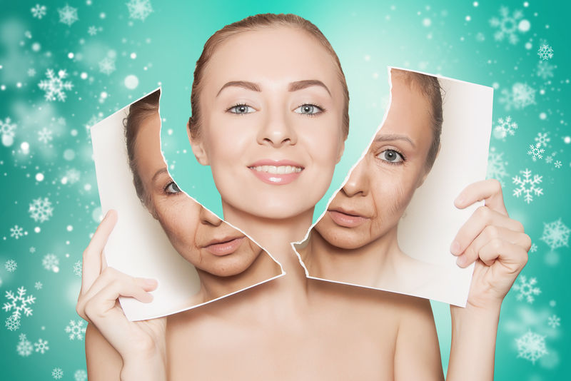 整容皮肤:女人打破了她的旧画像