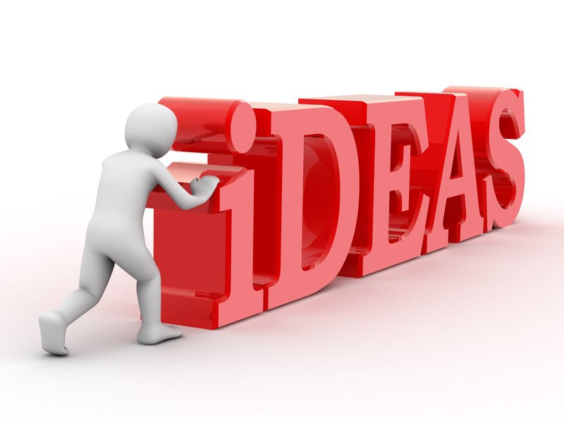 三维人物与题词构思