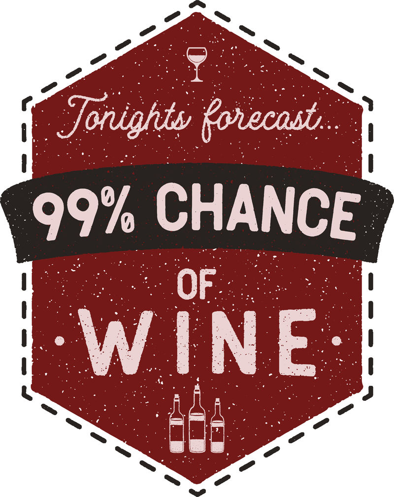 矢量葡萄酒标签