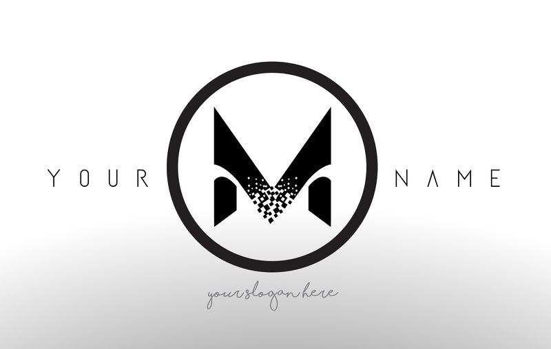 时尚现代字母标志设计花押字和创意swoosh标志素材-高清图片-摄影照片