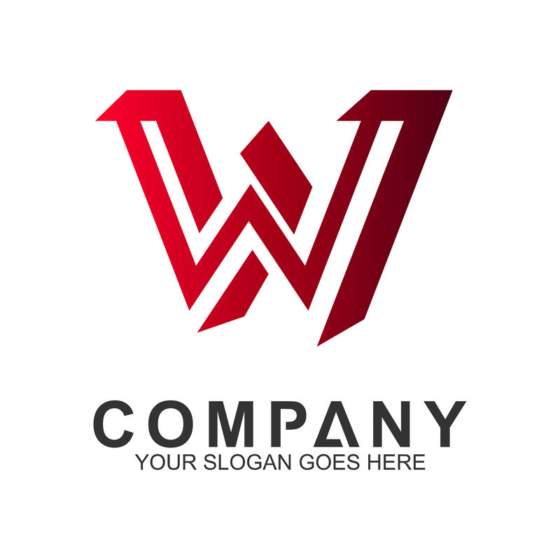 红色首字母W标志