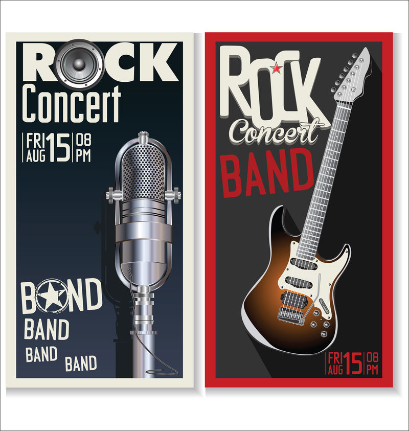 摇滚节设计模板