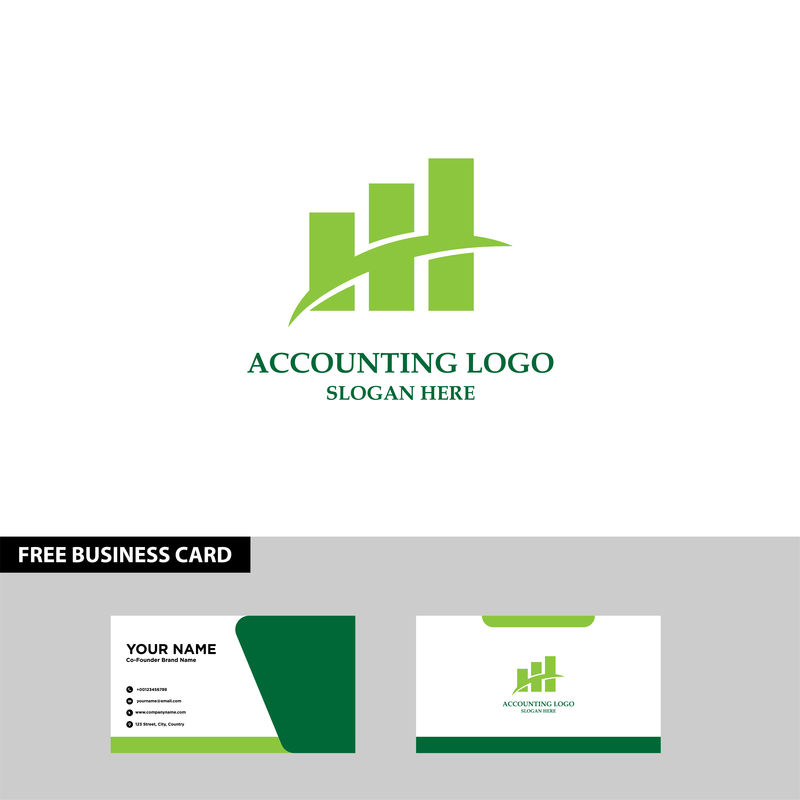 财务标识模板会计标识模板免费名片