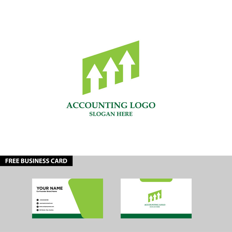 财务标识模板会计标识模板免费名片