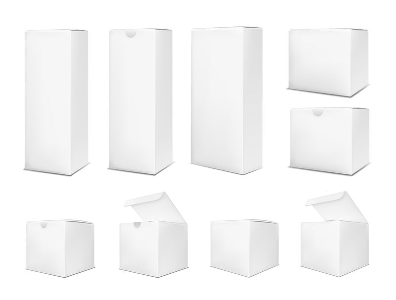 白底空白纸盒素材 高清图片 摄影照片 寻图免费打包下载
