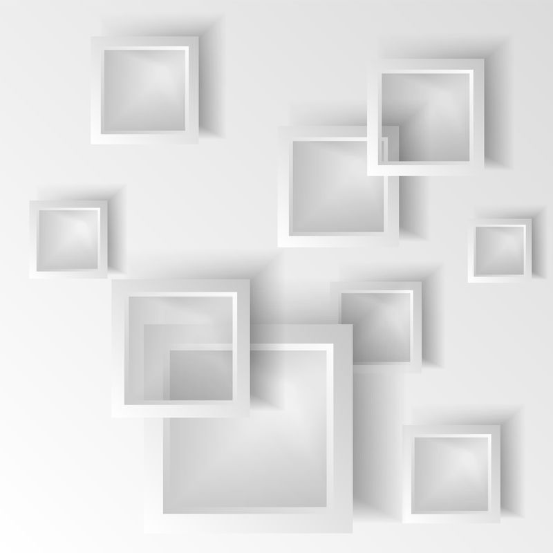 由动态形状组成的几何背景