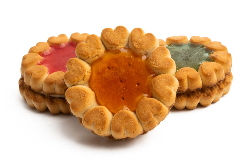 夹果酱曲奇的三明治