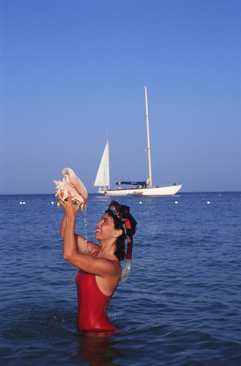 户外度假的人们