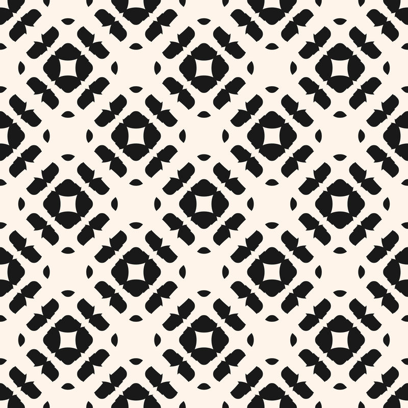 矢量几何无缝图案抽象几何装饰