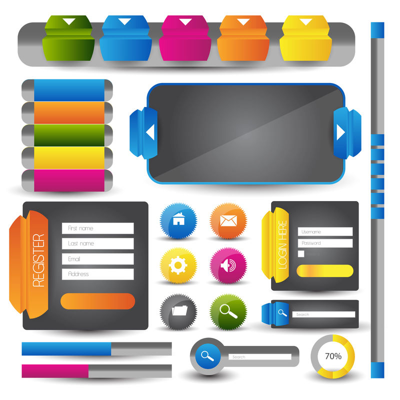 网页设计元素集