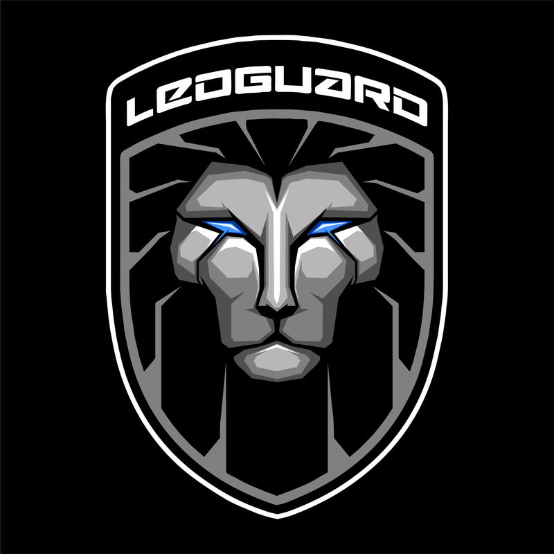 狮子吉祥物安全标志