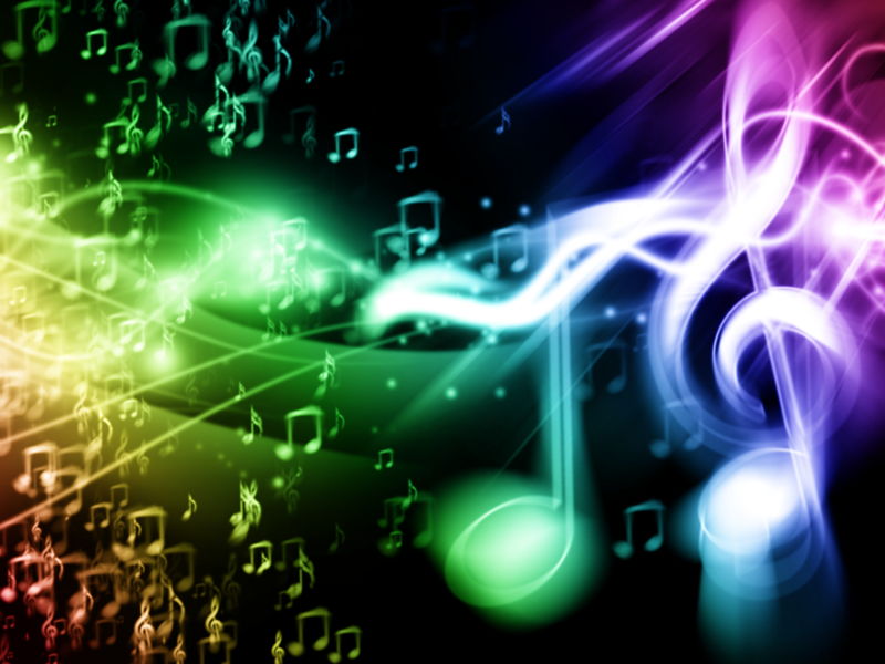 彩色音乐背景