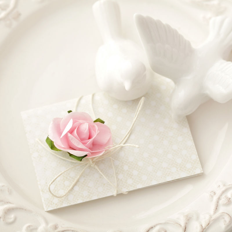 结婚请柬婚礼桌上的名片