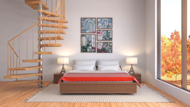 卧室室内三维图