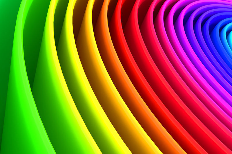 彩色背景抽象线条