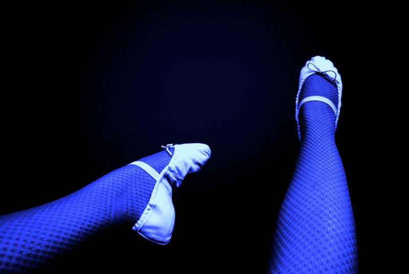 湛蓝的鱼网芭蕾