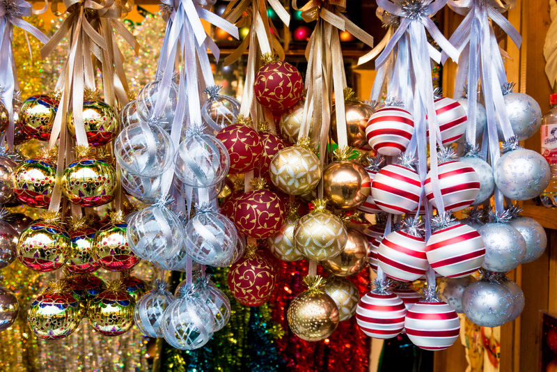 圣诞节市场圣诞节装饰彩色圣诞装饰品