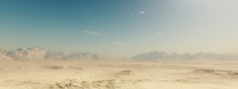 天空蔚蓝的沙漠景观素材 高清图片 摄影照片 寻图免费打包下载