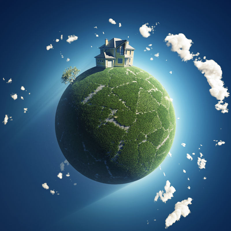 绿色星球上的私人住宅