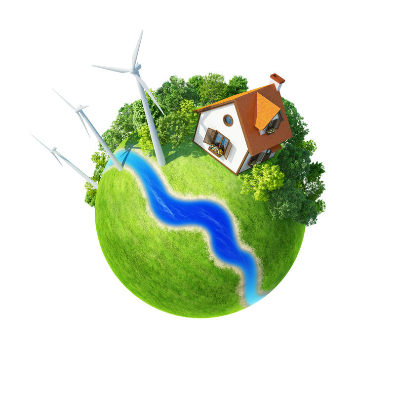 绿色地球上的能源