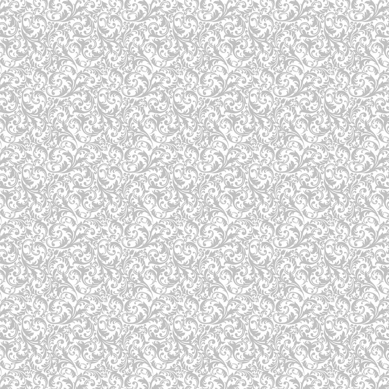 无缝花卉图案-黄色背景上有华丽的黑色轮廓-复古风格