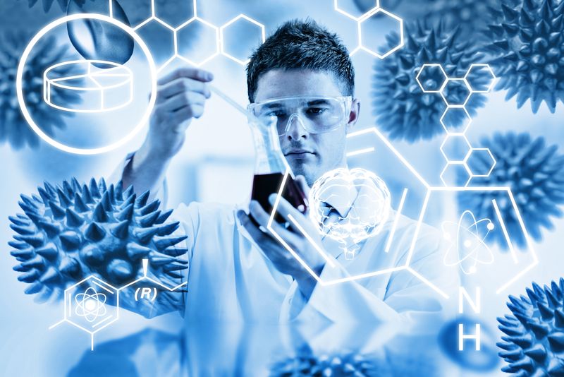 科学图形合成图像