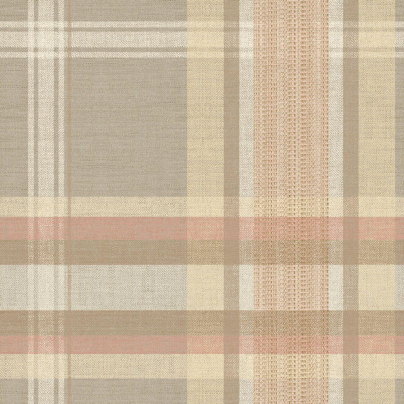 流行色格子图案无缝图案包装