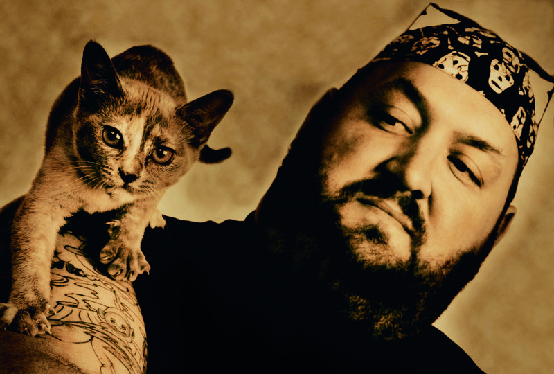 男人与猫咪