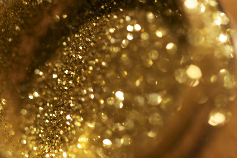 金色闪光纹理色彩模糊抽象背景的生日-周年-婚礼-新年前夜或圣诞节