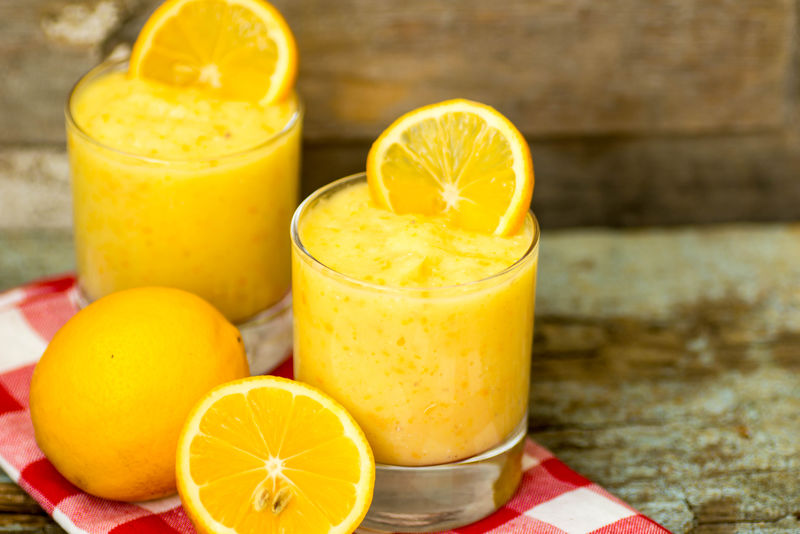 健康食品-柠檬冰沙-木底柠檬水果