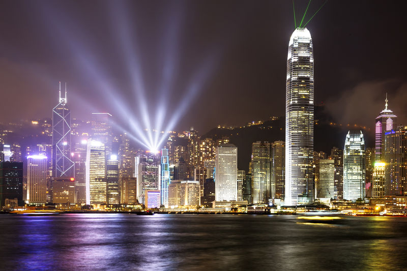 维多利亚港香港夜景素材 高清图片 摄影照片 寻图免费打包下载