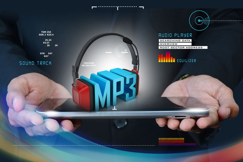 智能手持MP3耳机