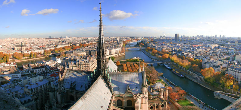 巴黎圣母院屋顶