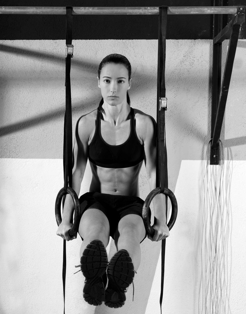CrossFit Dip Ring女子健身蘸水运动