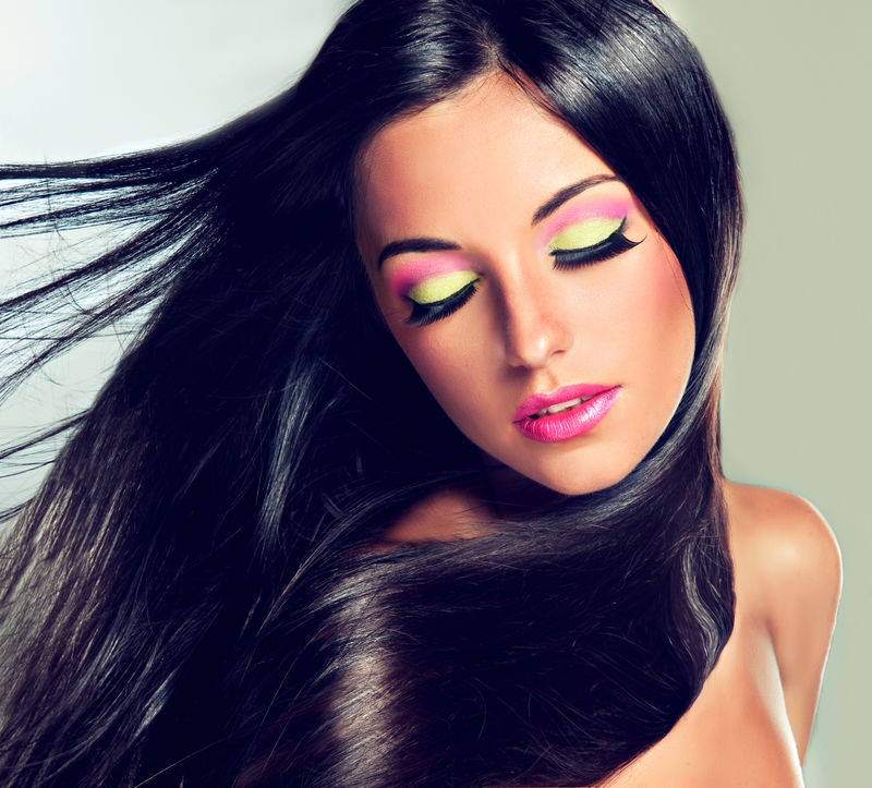 美丽女孩的肖像魅力女孩