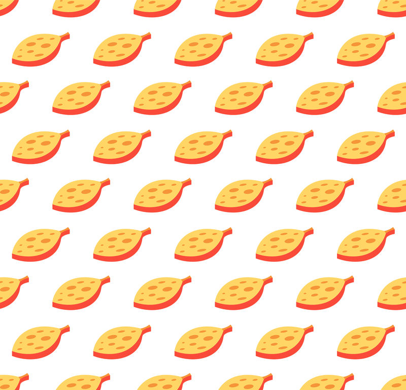 秋叶无缝彩色矢量图案