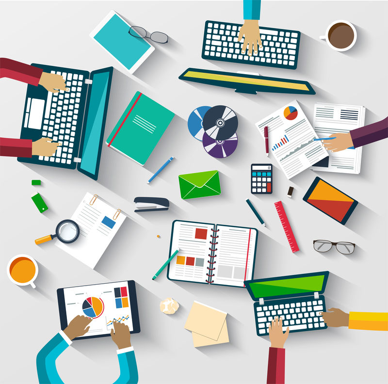 团队合作业务战略统计网络分析