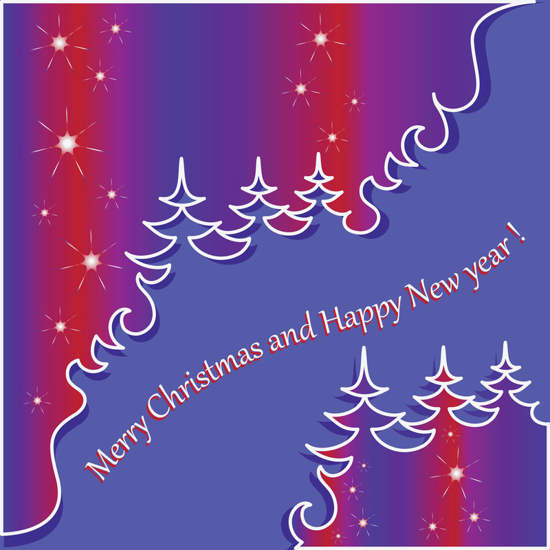 圣诞灯-横幅设计海报贺卡请柬仪式