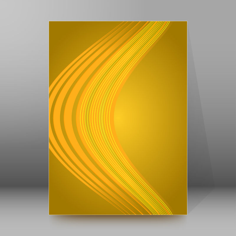 背景报告小册子封面A4样式摘要GLOW03