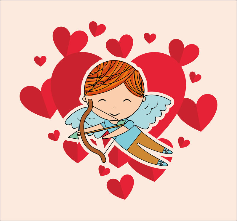 丘比特天使矢量