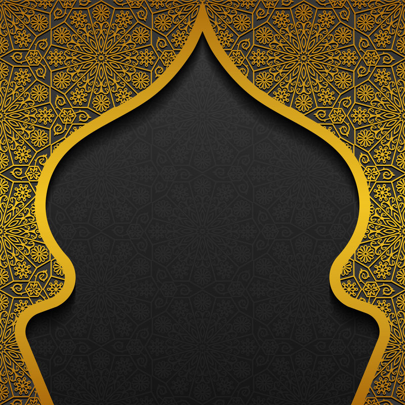 传统装饰的花卉背景