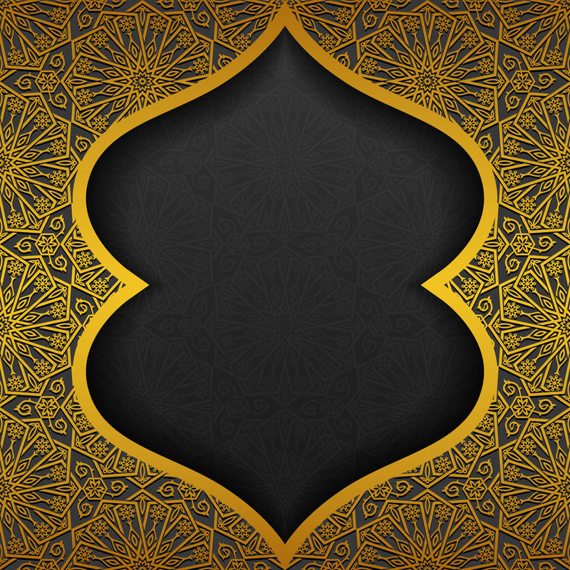 传统装饰的花卉背景