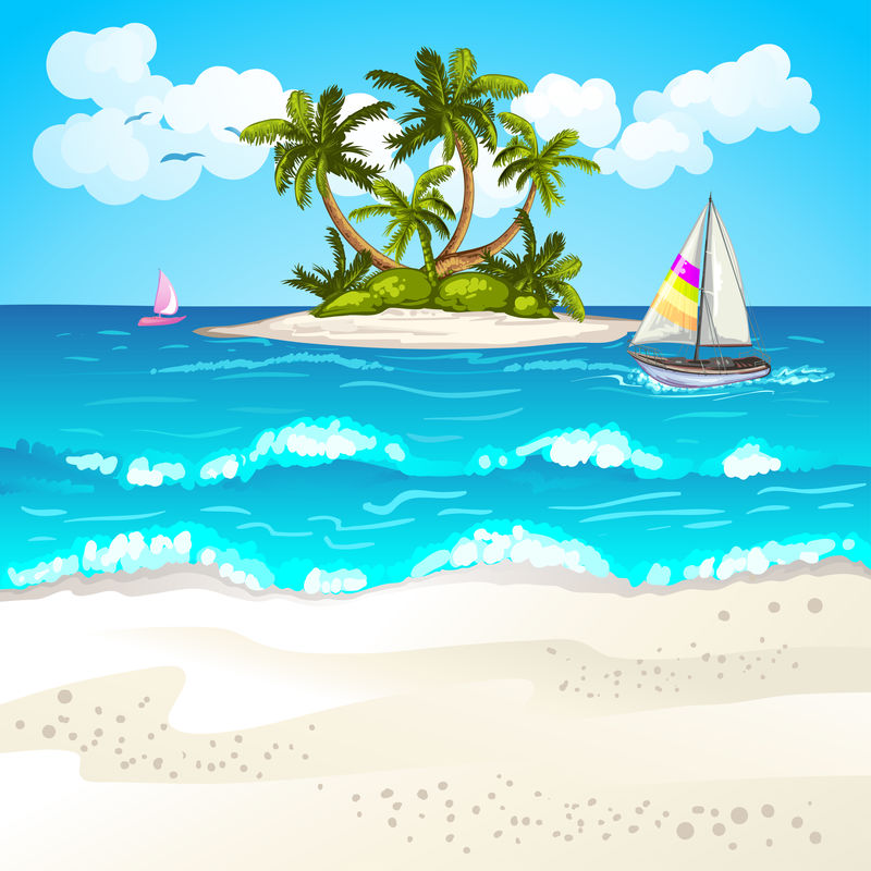 夏日海滩