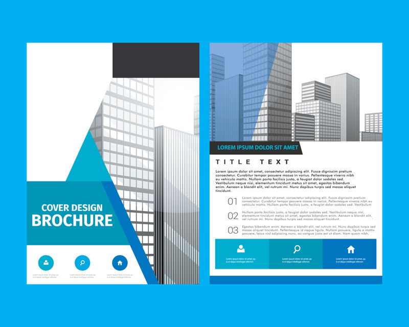 具有城市背景的现代企业汇总设计模板