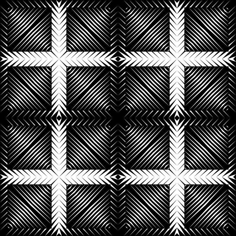 设计无缝方形图案