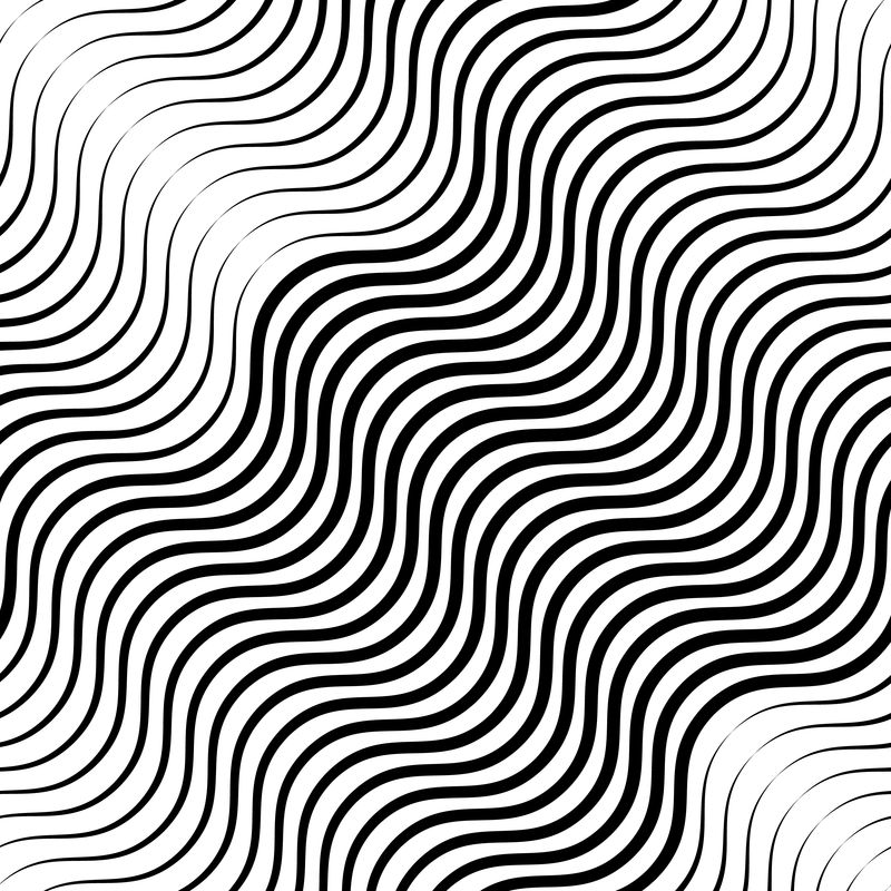 抽象矢量无缝操作艺术模式单色图形BLAC