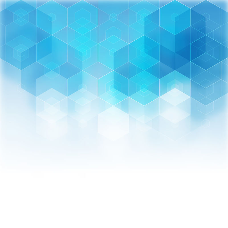 抽象的六边形背景矢量模板设计