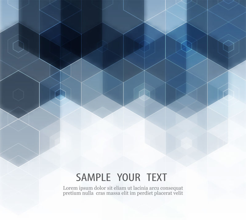 矢量抽象几何背景模板小册子设计蓝色六角形eps10素材 高清图片 摄影照片 寻图免费打包下载