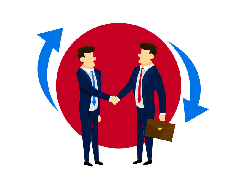 现代创意商业战略图示理念-强大的客户互动关系