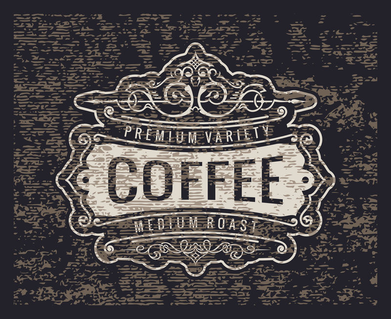 Vector复古污迹标志用于排版标志的图标和打印复古符号原始设计图示